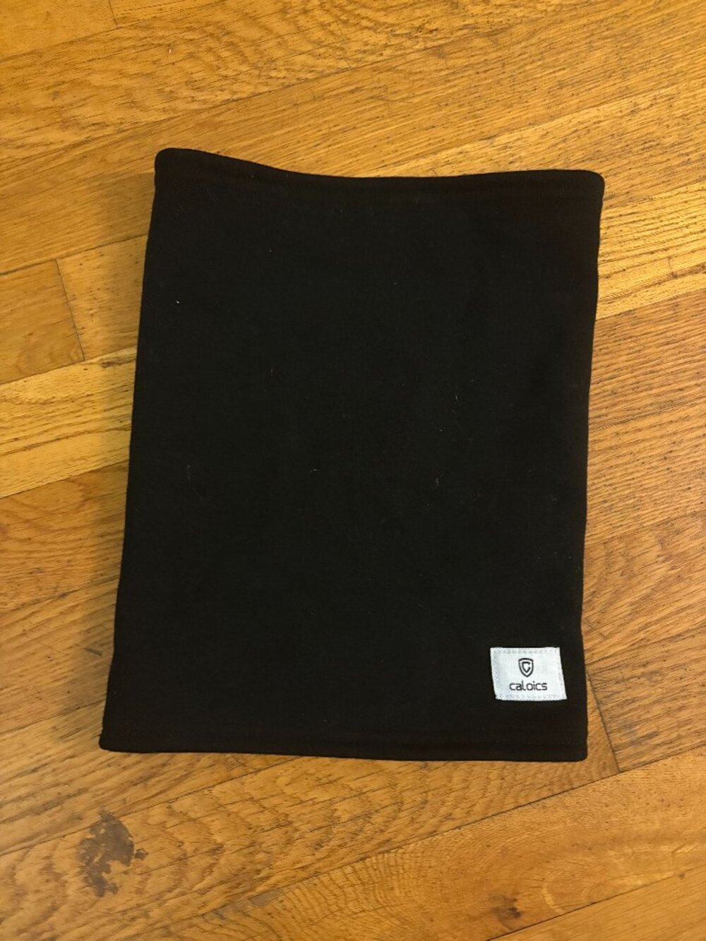Black neck warmer